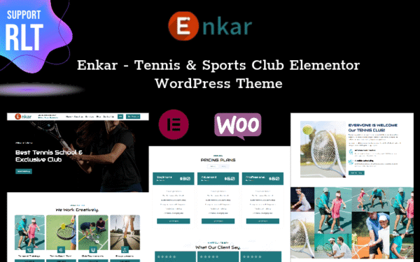 Enkar – Tennis & Sports Club Elementor WordPress Theme