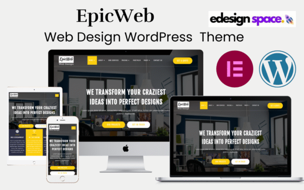 Epicweb – Web Design WordPress Theme