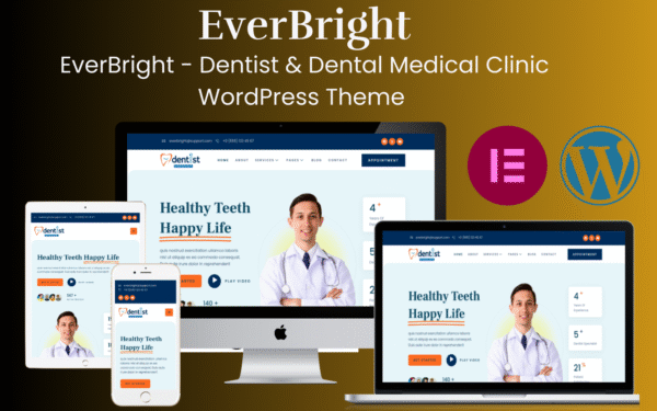 EverBright – Dentist & Dental Medical Clinic WordPress Theme
