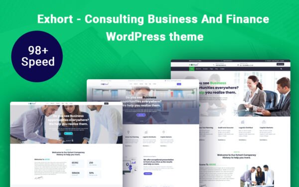 Exhort – Consulting Business And Finance WordPress Theme