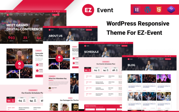 EZ Event: Elegant Event Planning WordPress Theme