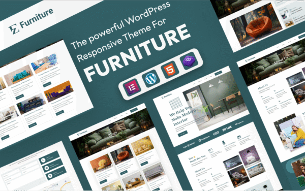 EZ Furniture – Stylish WordPress Theme for Interior Design and Furniture Stores