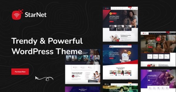 StarNet – Internet Provider WordPress Theme