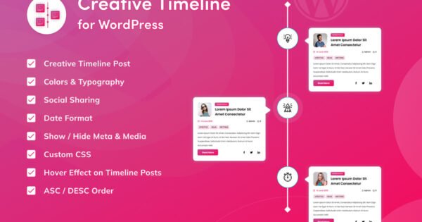 Creative Timeline for WordPress