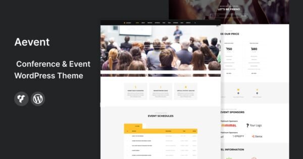 Aevent – Conference & Event WordPress Theme