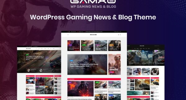 Gamxo – WordPress Gaming News & Blog Theme