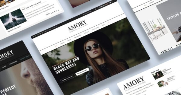 Amory Blog – A Responsive WordPress Blog Theme