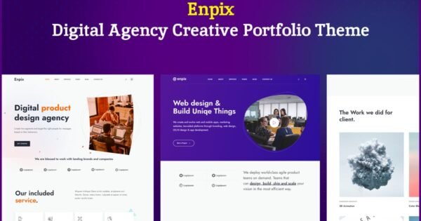 Enpix | Digital Agency Creative Portfolio Theme