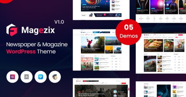 Magezix – Newspaper & Magazine WordPress Theme