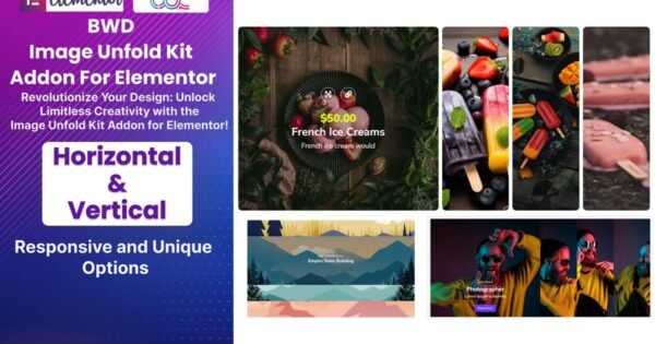 Image Unfold Kit Addon For Elementor