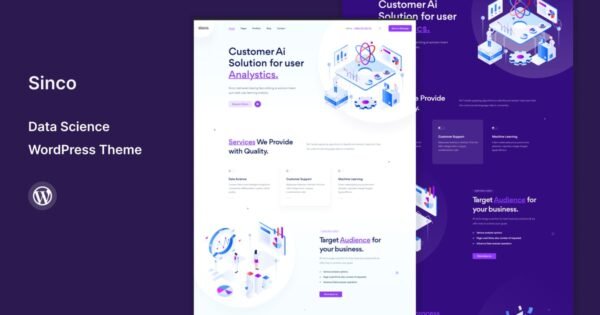 Sinco – Data Science WordPress Theme