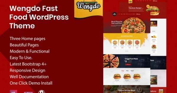 Wengdo – Fastfood WordPress Theme