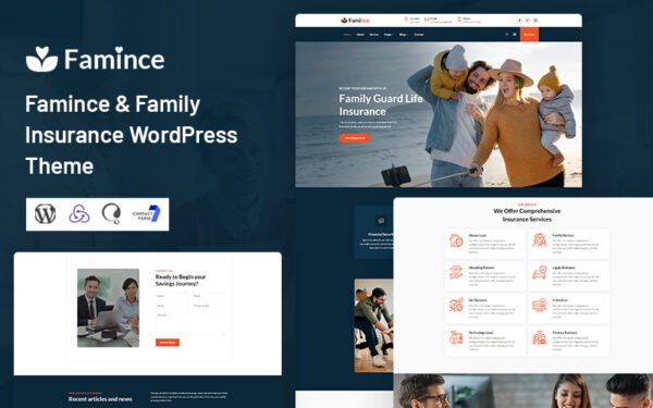 Famince – Family Insurance WordPress Theme