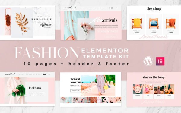 Fashion Feel – Elementor Template Kit – WooCommerce Compatible Elementor Kit