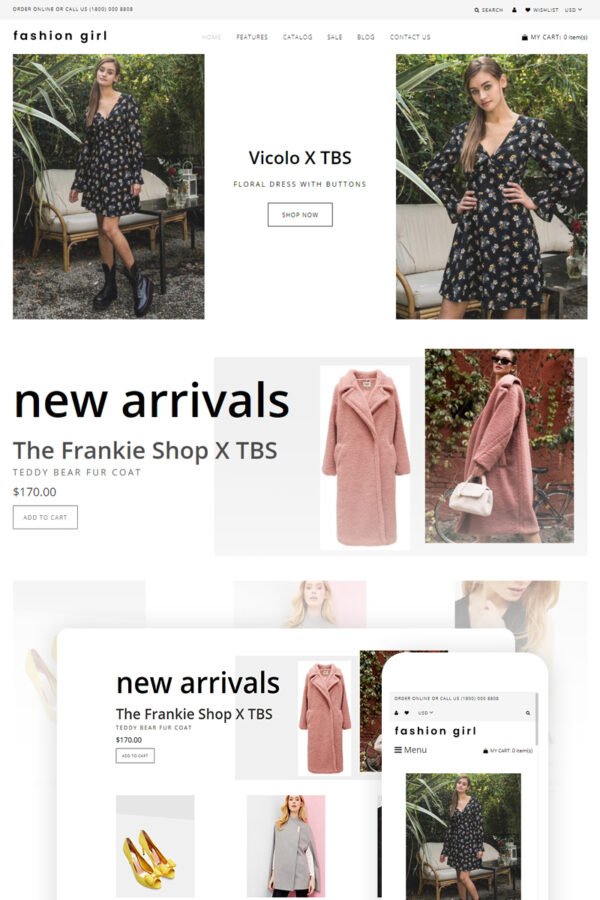 Fashion Girl – Women’s Clothing Store Ready-To-Use Shopify Theme