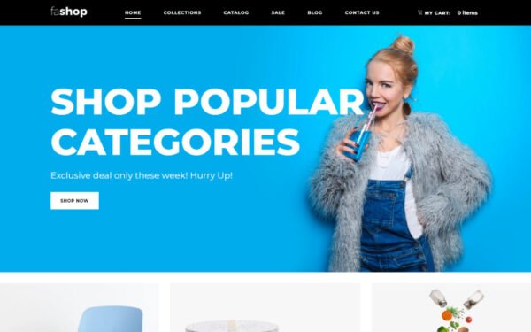 faShop – Wholesale Store Ready-To-Use Clean Shopify Theme
