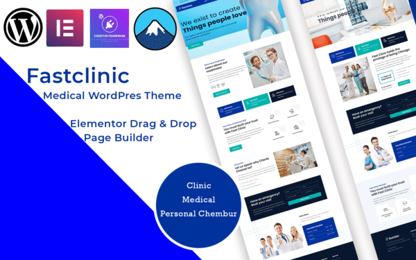 Fast Clinic – Medical WordPress Elementor Theme WordPress Theme