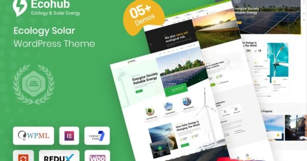 Ecorhub – Ecology Solar WordPress Theme