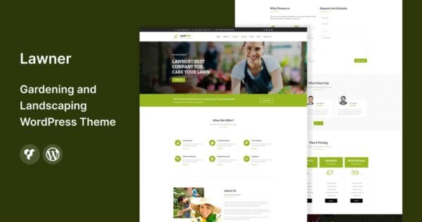 Lawner – Gardening and Landscaping WordPress theme
