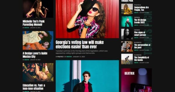 Beatrix – Modern Magazine WordPress Theme