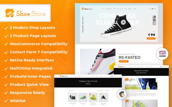 FeetFashion – Footwear & Shoe Store WooCommerce Elementor Theme WooCommerce Theme