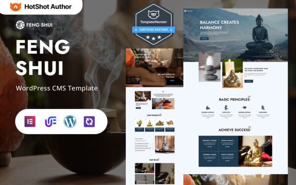 Feng Shui – Spiritual Wellness And Holistic Living WordPress Elementor Theme WordPress Theme