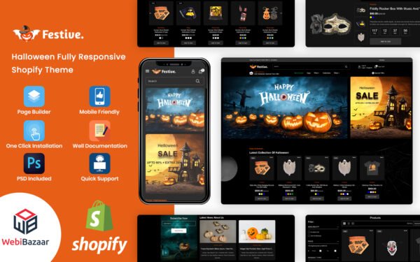 Festive – Halloween & Christmas Gift Responsive Shopify Theme
