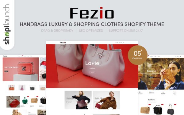 Fezio – Handbags & Shopping Clothes Shopify Theme