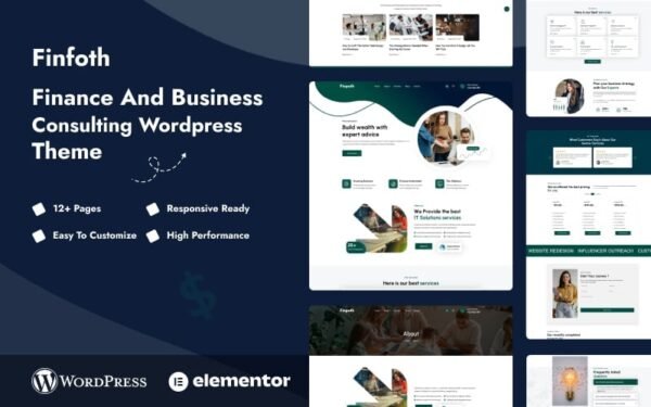 Finpoth – Finance And Business Consulting WordPress Theme