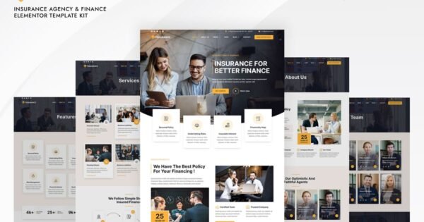 Finsurance – Insurance Agency & Finance Template Kit