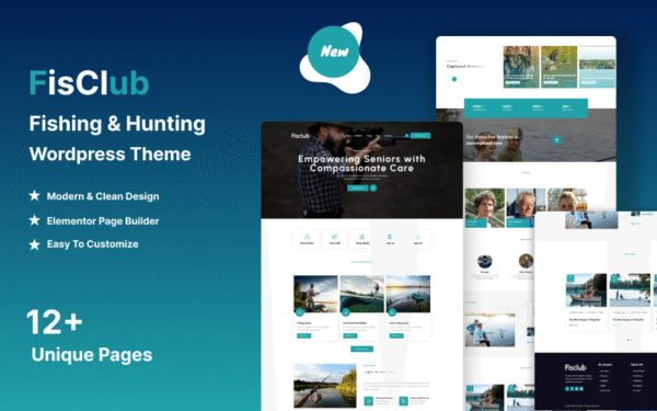 Fisclub – Fishing & Hunting WordPress Theme