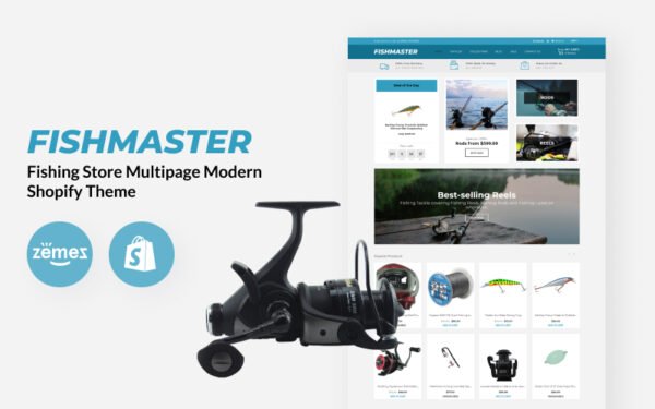 Fishmaster – Fishing Store Multipage Modern Shopify Theme