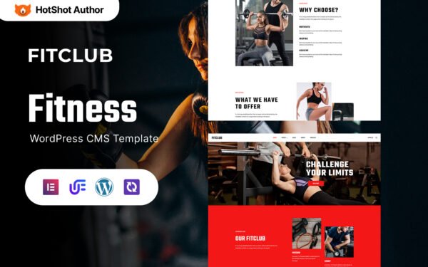 Fitclub – Gym Fitness And Bodybuilding WordPress Theme