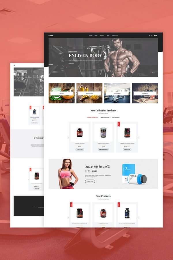 Fitex – Sport Nutrition Shopify Theme