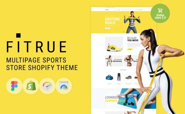 Fitrue – Sports Store Multipage Clean Shopify Theme