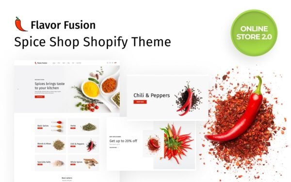 Flavor Fusion – Responsive Spice Shop Online Store 2.0 Shopify Theme