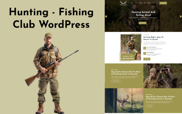 Foera – Hunting and Fishing Club WordPress Theme