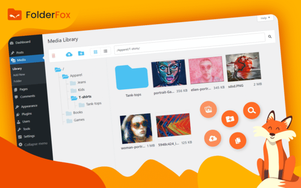 Folder Fox – Media Folders And Search For Wordpress WordPress Plugin