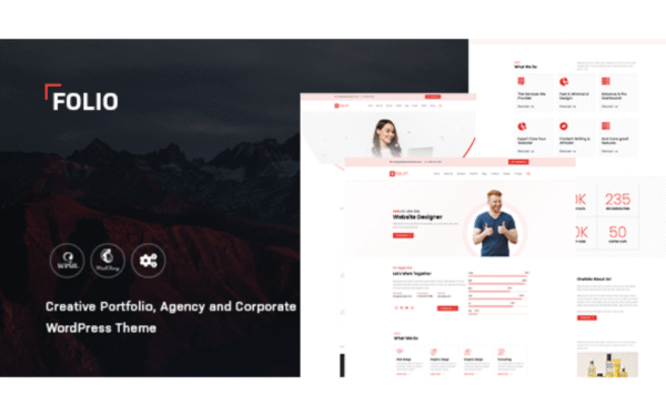 Folio – Creative Agency & Portfolio WordPress Theme