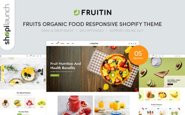 Fruitini – Fruits Organic Food Responsive Shopify Theme