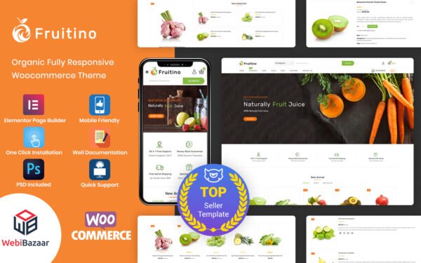 Fruitino – Food & Grocery Store WooCommerce Theme