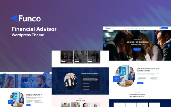 Funco – Financial Advisor WordPress Theme