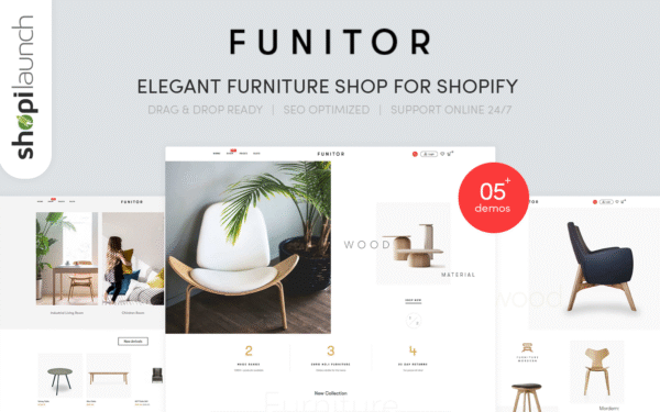 Funitor – Elegant furniture shop for Shopify Theme