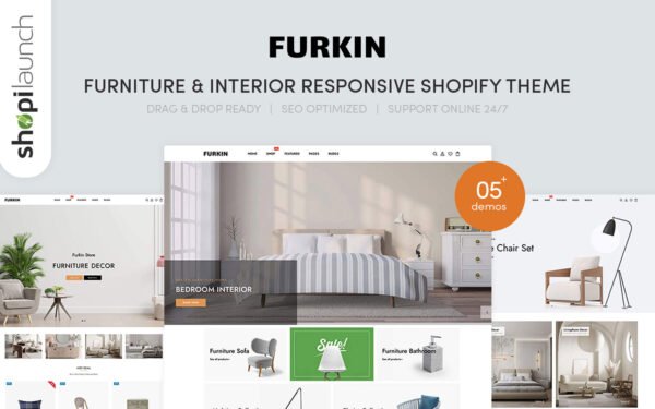 Furkin – Furniture & Interior Responsive Shopify Theme