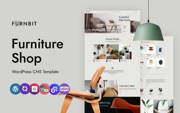 Furnbit – Home Decor And Furniture Multipurpose WordPress Elementor Theme WordPress Theme