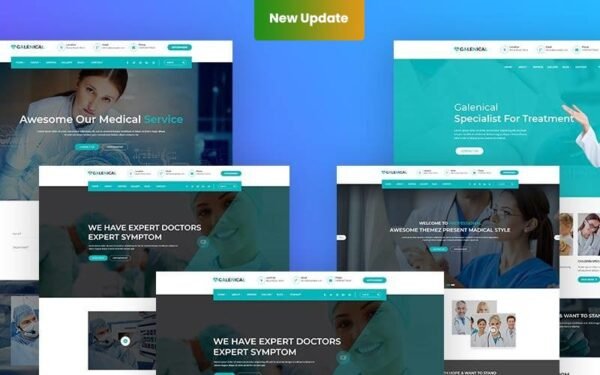 Galenical – Medical & Health Service Responsive WordPress Theme