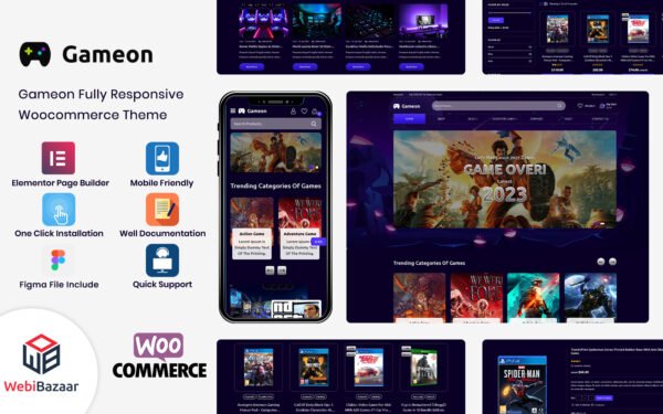 GameOn – Game Accessories Elementor WooCommerce Theme