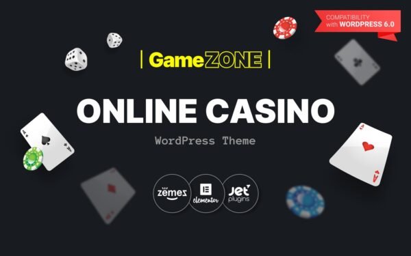 GameZone – Online Casino WordPress theme WordPress Theme