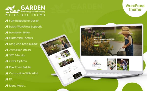 Garden – Gardening and Landscaping WordPress Theme