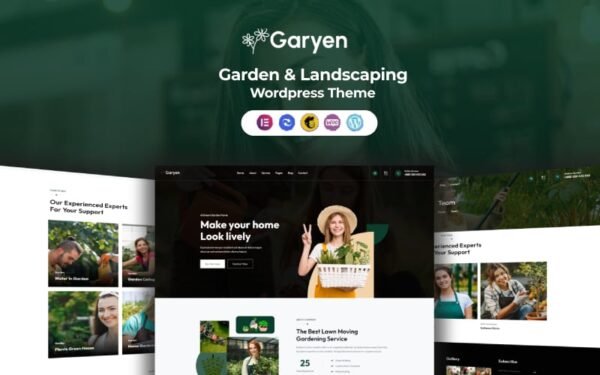 Garyan – Gardening & Landscape WordPress Theme